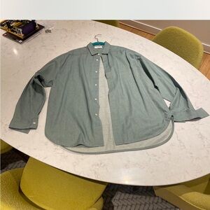 Ermenegildo Zegna x Fear of God Light Green Casual Button-Down Shirt